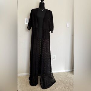 Primark Black  beach cover up kimono